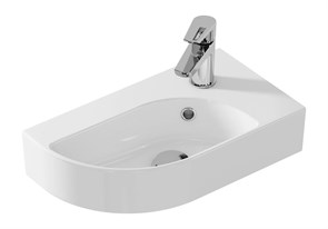 Раковина Cersanit  подвесная CAMEO 45 правая 1 отв. (S-UM-CAM45/1-w) S-UM-CAM45/1-w