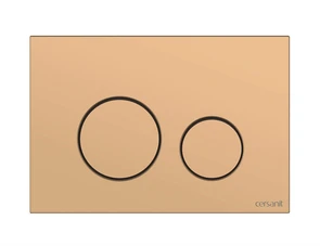 Кнопка Cersanit  TWINS для LINK PRO/VECTOR/LINK/HI-TEC пластик золотой матовый (63524) 63524