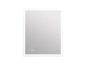 Зеркало Cersanit  LED 080 design pro 70x85 с подсветкой часы с антизапотеванием прямоугольное (KN-LU KN-LU-LED080*70-p-Os