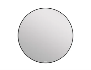 Зеркало Cersanit  ECLIPSE smart 100x100 с подсветкой круглое в черной рамке (64149) 64149