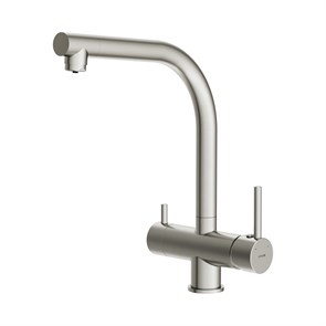 {{photo.Alt || photo.Description || 'Смеситель для кухни Cersanit CREA однорычажный с фильтром сатин (68224)'}}