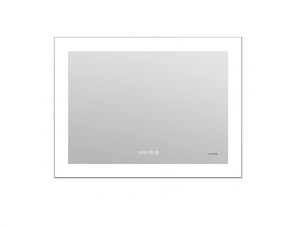 Зеркало Cersanit  LED 060 design pro 80x60 с подсветкой часы с антизапотеванием прямоугольное (KN-LU KN-LU-LED060*80-p-Os