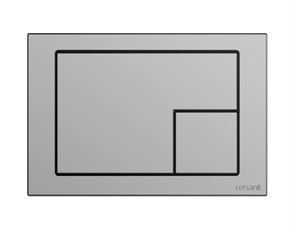Кнопка Cersanit  CORNER для LINK PRO/VECTOR/LINK/HI-TEC пластик хром матовый (64107) 64107