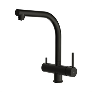 {{photo.Alt || photo.Description || 'Смеситель для кухни Cersanit CREA однорычажный с фильтром черный (68223)'}}