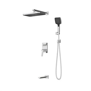 {{photo.Alt || photo.Description || 'Встраиваемая система с тропическим, ручным душем и изливом, глянцевый хром, Parker, IDDIS, PARSB03i68'}}