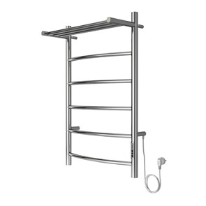 {{photo.Alt || photo.Description || 'Полотенцесушитель электрический AZARIO VERONA 500/800 5 секций, с полкой, диммер справа, хром (AZ04858P)'}}