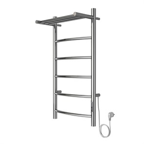 {{photo.Alt || photo.Description || 'Полотенцесушитель электрический AZARIO VERONA 400/800 5 секций, с полкой, диммер справа, хром (AZ04848P)'}}