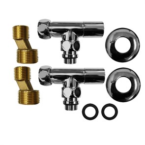 {{photo.Alt || photo.Description || 'Соединение угловое с круглым вентилем для полотенцесушителей Azario гайка-штуцер 3/4&quot;х1/2&quot;, хром (4670030723666)'}}