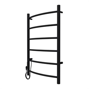 {{photo.Alt || photo.Description || 'Полотенцесушитель электрический AZARIO VERONA 500/800 6 секций, диммер слева, черный (AZ04758B)'}}