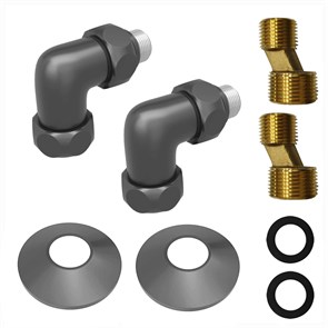 Угловое соединение для полотенцесушителей Azario уголок со сгоном 3/4