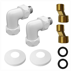 Угловое соединение для полотенцесушителей Azario уголок со сгоном 3/4