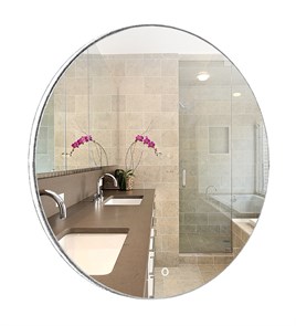 {{photo.Alt || photo.Description || 'Зеркало AZARIO Плаза D650, c подсветкой и диммером, сенсорный выключатель (ФР-1537)'}}