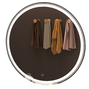 {{photo.Alt || photo.Description || 'Зеркало AZARIO Olivia 800х800 влагостойкое c подсветкой и диммером (CS00066641)'}}