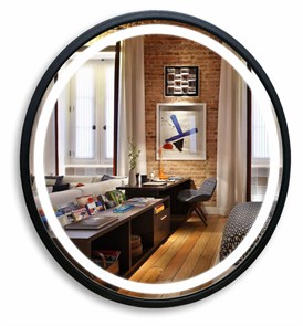 {{photo.Alt || photo.Description || 'Зеркало AZARIO Манхэттен-лофт D770 рама пластик, c подсветкой и диммером, сенсор выкл (LED-00002428)'}}