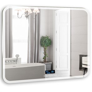 {{photo.Alt || photo.Description || 'Зеркало AZARIO Стив 800х680 c подсветкой и диммером, сенсор выкл+подогрев+часы (ФР-00001353)'}}