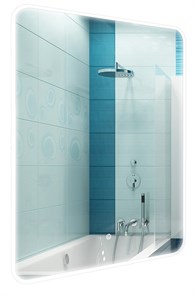 {{photo.Alt || photo.Description || 'Зеркало AZARIOEsterna Raggio 600х800 влагостойкое с подсветкой, сенсорный выключатель с функцией диммера (CS00079361)'}}