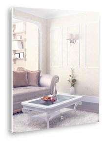 {{photo.Alt || photo.Description || 'Зеркало AZARIO Алмина 600х800 c подсветкой и диммером, сенсорный выключатель (ФР-1541)'}}