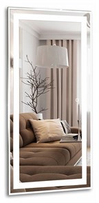 {{photo.Alt || photo.Description || 'Зеркало AZARIO Лира 600х1200 c подсветкой и диммером, сенсорный выключатель (ФР-00002160)'}}