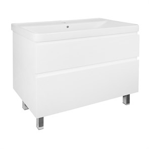 {{photo.Alt || photo.Description || 'Комплект Тумба Azario Мила 100 Н 1000х470х860 напольная, с раковиной Monte 100, белый (CS00089954)'}}