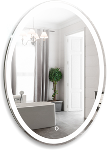 {{photo.Alt || photo.Description || 'Зеркало AZARIO Италия  570х770 LED-подсветка с диммером, сенсорный выключатель (ФР-00000846)'}}