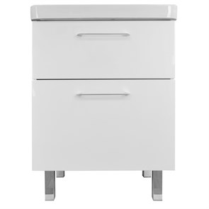 {{photo.Alt || photo.Description || 'Комплект Тумба Azario Ника 60 Н 600х475х850 напольная, с раковиной Monte 60, белый глянцевый (CS00082788)'}}