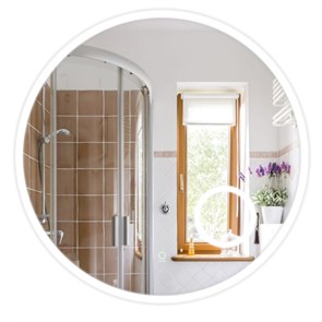 {{photo.Alt || photo.Description || 'Зеркало AZARIO Talisman D600 с подсветкой, сенсорный выключатель с функцией диммера, алюминиевая рамка (AZ-Z-005ALM)'}}