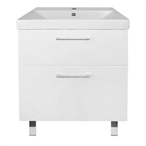 {{photo.Alt || photo.Description || 'Комплект Azario Тумба Ника 60 Н 610х480х860 напольная, с раковиной Tempo 60, белый глянцевый (CS00091368)'}}