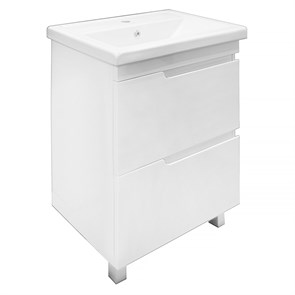 {{photo.Alt || photo.Description || 'Комплект Тумба Azario KANTRI 60/2Н 605х405х870 напольная, с раковиной Фостер 60, белый глянец (CS00097250)'}}