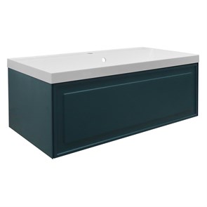 {{photo.Alt || photo.Description || 'Комплект Тумба Azario Belloni 100 1000х450х400 подвесная, механизм открывания Push to Open, с раковиной Астория 100, зеленый (CS00098074)'}}