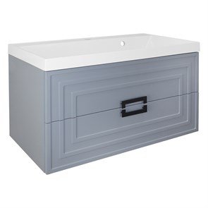 {{photo.Alt || photo.Description || 'Комплект Тумба Azario ARMARIO 90/2 900х450х585 подвесная, с раковиной CLASSIK 90, серый матовый (CS00097017)'}}