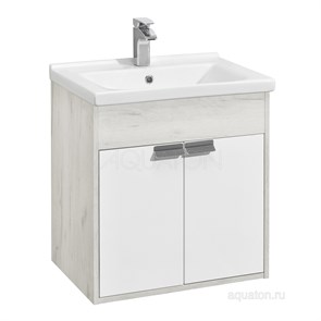 {{photo.Alt || photo.Description || 'Тумба под раковину AQUATON подвесная, дуб крафт (1A237301FAX10)'}}