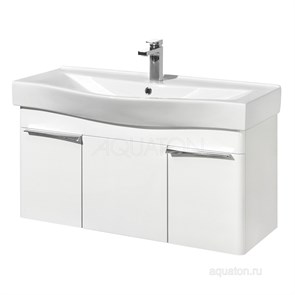 {{photo.Alt || photo.Description || 'Тумба под раковину AQUATON Беверли 100 подвесная, белая (1A236701BV010)'}}