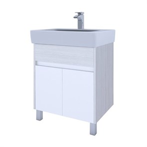 {{photo.Alt || photo.Description || 'Тумба под раковину AQUATON ВЕРДИ 60 Напольная, белый ясень (1A207701VDAV0)'}}