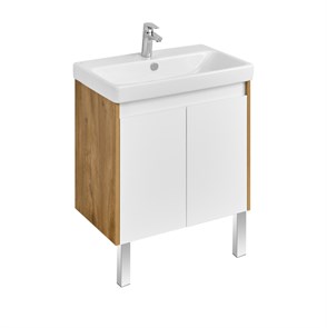 {{photo.Alt || photo.Description || 'Тумба под раковину AQUATON Сканди 70 Doors универсальная, Белый/Дуб Рустикальный (1A278901SDZ90)'}}