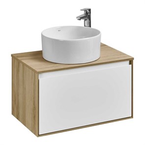 {{photo.Alt || photo.Description || 'Тумба под раковину Aquaton Либерти 70 дуб эльвезия, белый глянец (1A279801LYC70)'}}