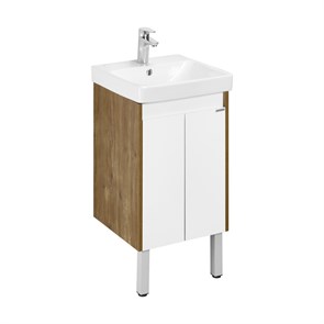 {{photo.Alt || photo.Description || 'Тумба под раковину AQUATON Сканди 45 Doors универсальная, Белый/Дуб Рустикальный (1A278701SDZ90)'}}