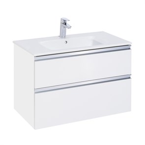 {{photo.Alt || photo.Description || 'Тумба под раковину Roca THE GAP 800 мм, 2 ящика, подвесная, белый глянец (A857399806)'}}