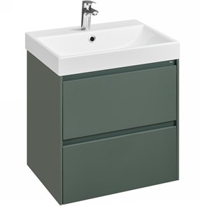 {{photo.Alt || photo.Description || 'Тумба под раковину Roca Ona 600 подвесная, 2 ящика, зеленый матовый (A857613513)'}}