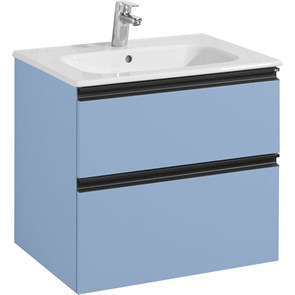 {{photo.Alt || photo.Description || 'Тумба под раковину Roca DOMI 600 мм, подвесная, 2 ящика, небесный синий матовый (Z.RU93.0.787.0)'}}