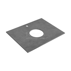 {{photo.Alt || photo.Description || 'Столешница под раковину Roca Luna 59,6х46,1 из керамогранита, с отверстием под раковину, графит (Z.RU93.0.777.0)'}}