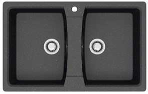 {{photo.Alt || photo.Description || 'Кухонная мойка AZARIO Elmas 780х500х190 двойная, искусственный мрамор, цвет черный (CS00078333)'}}