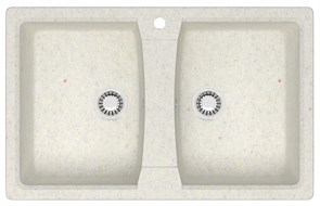 {{photo.Alt || photo.Description || 'Кухонная мойка AZARIO Elmas 780х500х190 двойная, искусственный мрамор, цвет хлопок (CS00079898)'}}