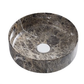 {{photo.Alt || photo.Description || 'Раковина-чаша Azario 355х355х120 накладная, круглая, темный мрамор (AZ-3134-M816)'}}