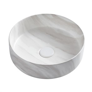 {{photo.Alt || photo.Description || 'Раковина-чаша Azario 355х355х120 накладная, круглая, светлый мрамор (AZ-3134-M817)'}}