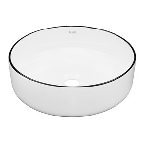 {{photo.Alt || photo.Description || 'Раковина-чаша Azario 355х355х120 накладная, круглая, белый глянец/черная оконтовка (AZ-3134-BE)'}}