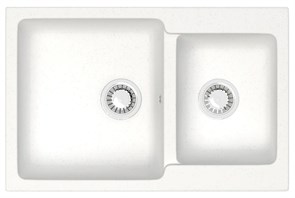 {{photo.Alt || photo.Description || 'Кухонная мойка AZARIO Grand 765х500х190 двойная, искусственный мрамор, цвет Белый (CS00079900)'}}