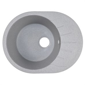 {{photo.Alt || photo.Description || 'Кухонная мойка AZARIO Canto 570x440x190 искусственный мрамор, с &quot;крылом&quot;, сифон в комплекте, цвет серый (CS00105248)'}}