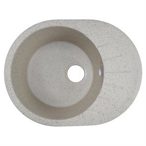 {{photo.Alt || photo.Description || 'Кухонная мойка AZARIO Canto 570x440x190 искусственный мрамор, с &quot;крылом&quot;, сифон в комплекте, цвет песочный (CS00105247)'}}