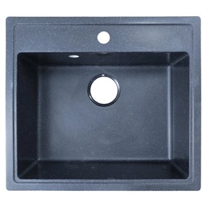 {{photo.Alt || photo.Description || 'Кухонная мойка AZARIO Onda 565x505x200 искусственный мрамор, сифон в комплекте, цвет черный (CS00105224)'}}