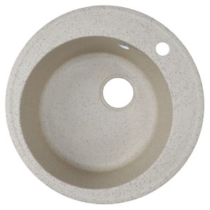 {{photo.Alt || photo.Description || 'Кухонная мойка AZARIO Solo 505x505x190 искусственный мрамор, сифон в комплекте, цвет песочный (CS00105235)'}}